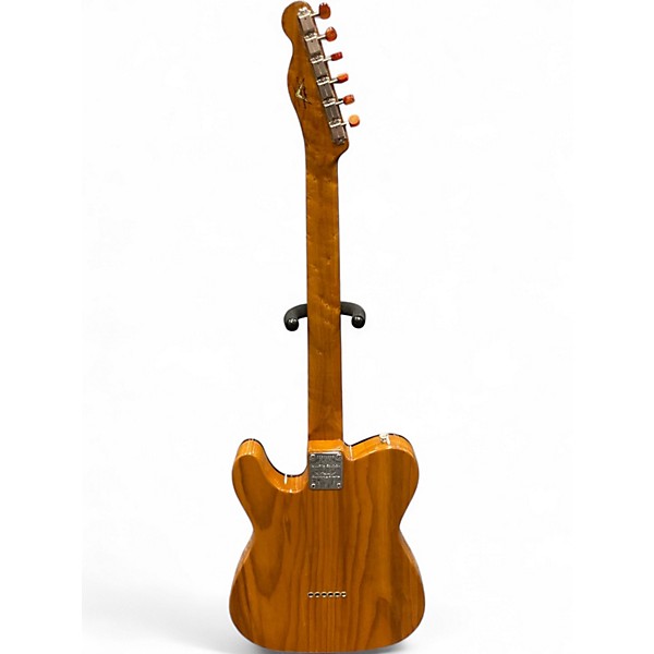 Used 2022 Fender Custom Shop LTD KNOTTY PINE THINLINE TELECASTER Natural Hollow Body Electric Guitar