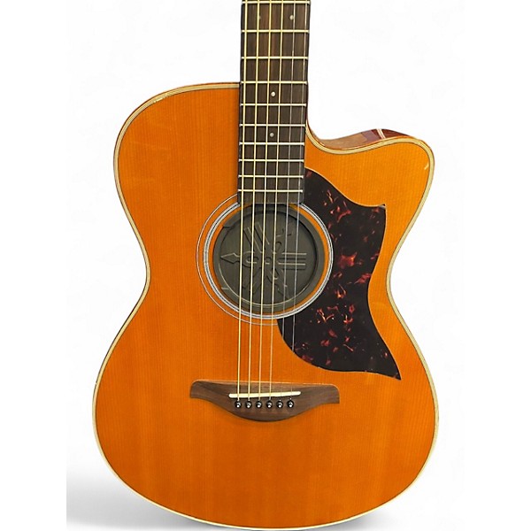 Used Yamaha AC1M Vintage Natural Acoustic Electric Guitar