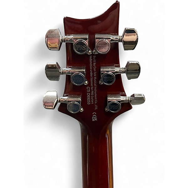 Used PRS SE Custom 24-08 Tobacco Sunburst Solid Body Electric Guitar