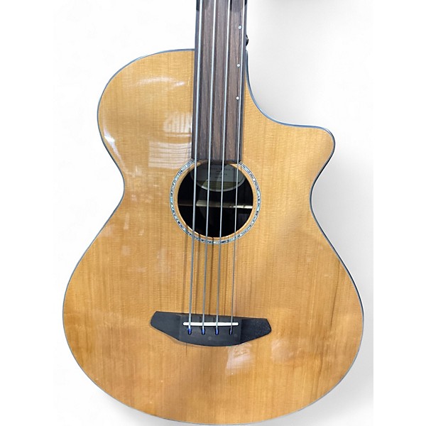 Used Breedlove Solo Jumbo CE Natural Acoustic Bass Guitar