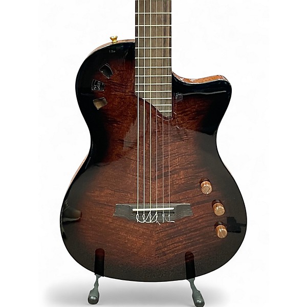 Used Cordoba Stage Nylon Acoustic Edge Burst Classical Acoustic Guitar