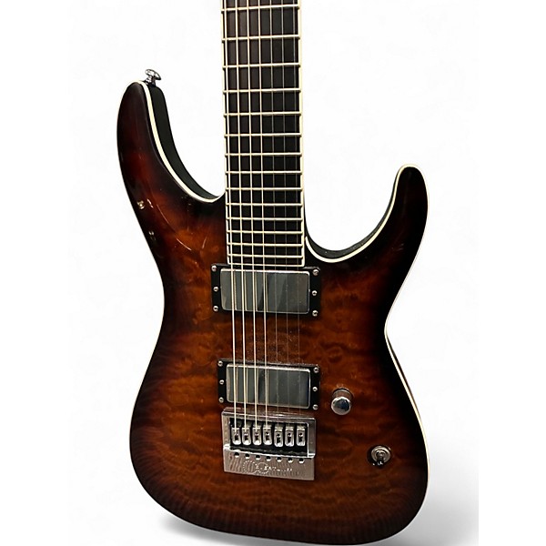 Used ESP LTD Ken Susi KS-M-7 Evertune 7-String Vintage Sunburst Solid Body Electric Guitar