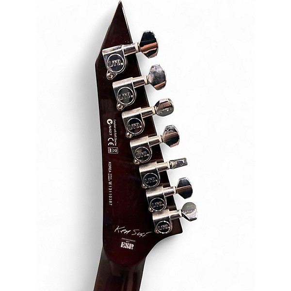 Used ESP LTD Ken Susi KS-M-7 Evertune 7-String Vintage Sunburst Solid Body Electric Guitar