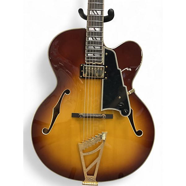 Used D'Angelico EXCEL-EXL-1 Sunburst Hollow Body Electric Guitar