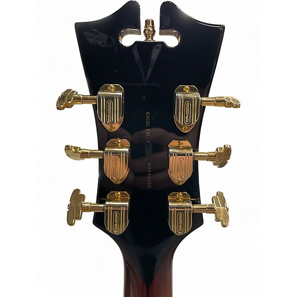 Used D'Angelico EXCEL-EXL-1 Sunburst Hollow Body Electric Guitar