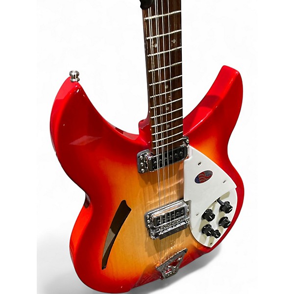 Used Rickenbacker 330/12 Fireglo Hollow Body Electric Guitar