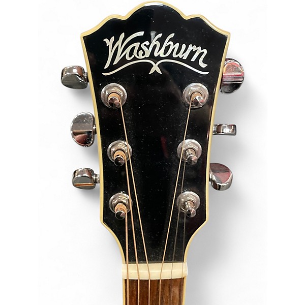 Used Washburn WCD18CE Natural Acoustic Electric Guitar