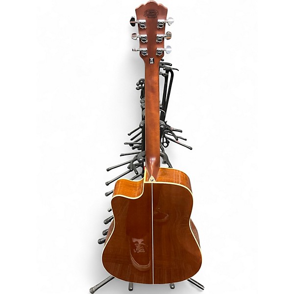 Used Washburn WCD18CE Natural Acoustic Electric Guitar