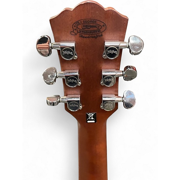 Used Washburn WCD18CE Natural Acoustic Electric Guitar