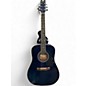 Used Washburn D-11/TBL Navy blue Acoustic Electric Guitar thumbnail