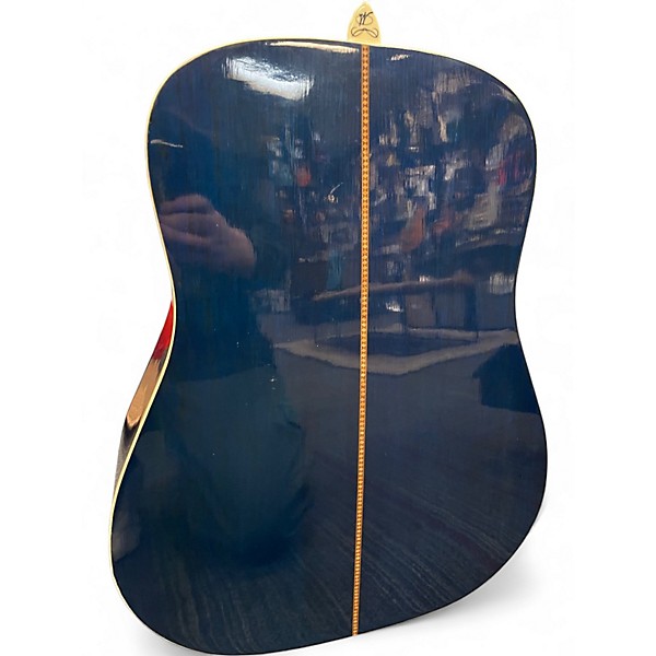 Used Washburn D-11/TBL Navy blue Acoustic Electric Guitar