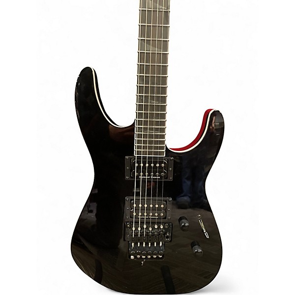 Used Jackson PRO PLUS SERIES SOLOIST Black Solid Body Electric Guitar