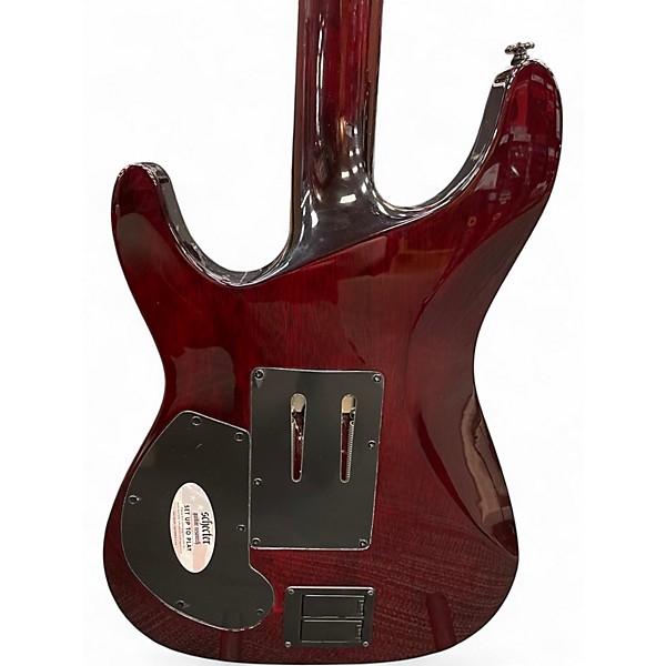 Used Schecter Guitar Research HELLRAISER-S Black Cherry Solid Body Electric Guitar