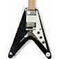 Used 2023 Epiphone FLYING V BLACK Solid Body Electric Guitar thumbnail