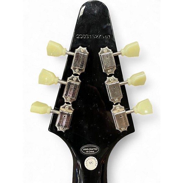 Used 2023 Epiphone FLYING V BLACK Solid Body Electric Guitar