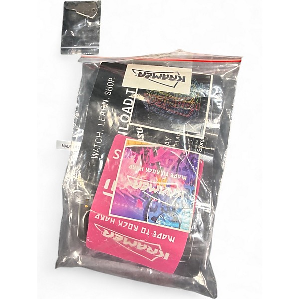 Used Kramer SM-1 H Tronius Silver Solid Body Electric Guitar