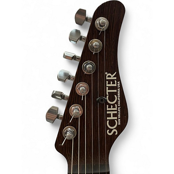 Used Schecter Guitar Research CUSTOM SHOP NICK JOHNSTON Atomic Fire Aged Nitro Solid Body Electric Guitar