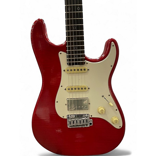 Used Schecter Guitar Research CUSTOM SHOP NICK JOHNSTON Atomic Fire Aged Nitro Solid Body Electric Guitar