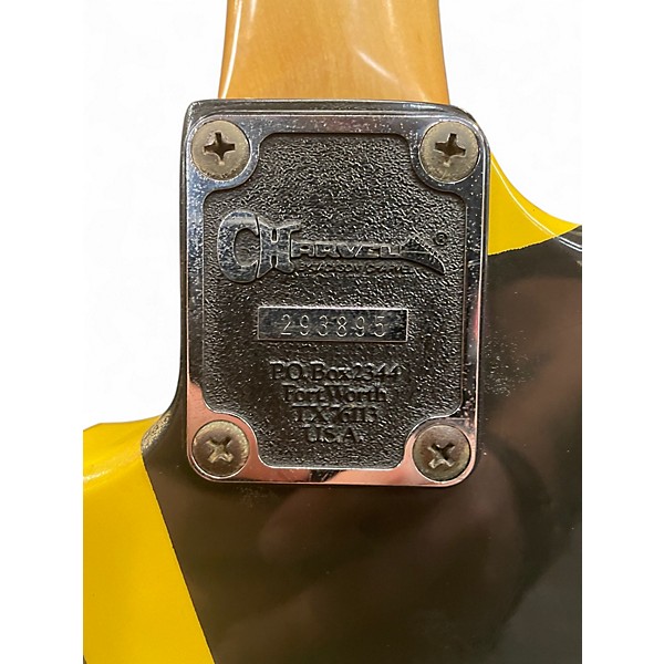 Used Charvel REFINISHED MODEL 1 BLACK AND YELLOW STRIPES Solid Body Electric Guitar