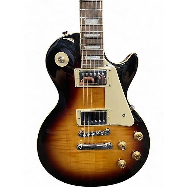 Used 2024 Epiphone Les Paul Standard 1950s Bourbon Burst Solid Body Electric Guitar