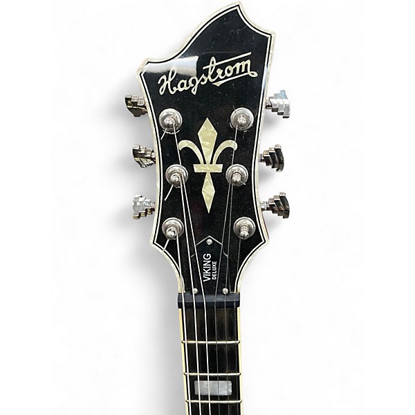 Used Hagstrom Viking Deluxe sunburst Hollow Body Electric Guitar