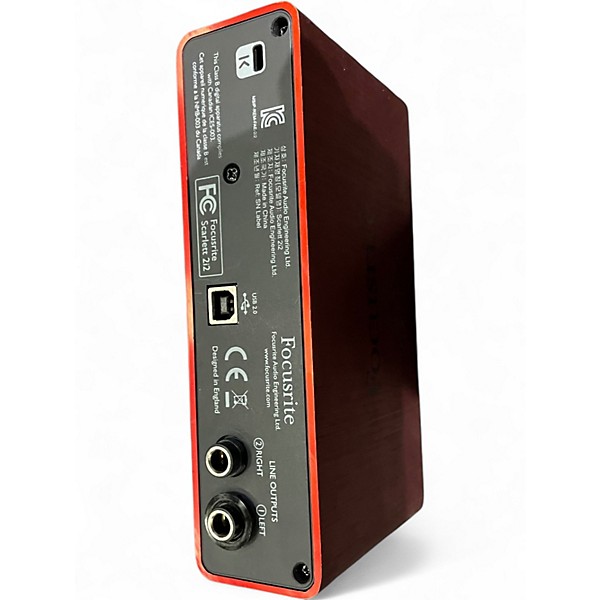 Used Focusrite Scarlett 2i2 Audio Interface