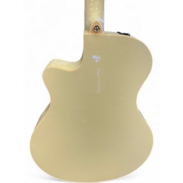 Used Yamaha APX600 Alpine White Acoustic Electric Guitar