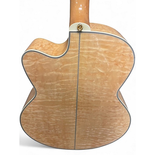 Used Washburn J28SCEDLX Natural Acoustic Electric Guitar