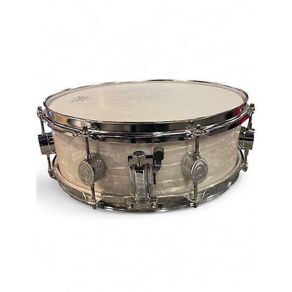 Used Pacific 14in cx series snare Pearl White Drum