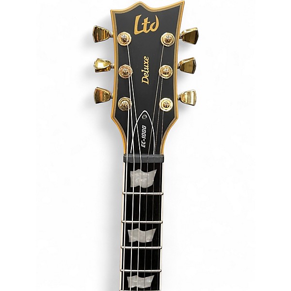 Used ESP LTD EC1000 Deluxe MATTE BLACK Solid Body Electric Guitar