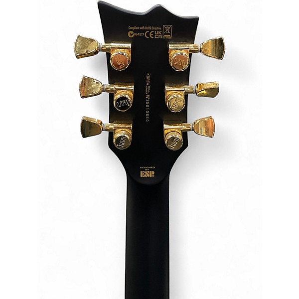 Used ESP LTD EC1000 Deluxe MATTE BLACK Solid Body Electric Guitar