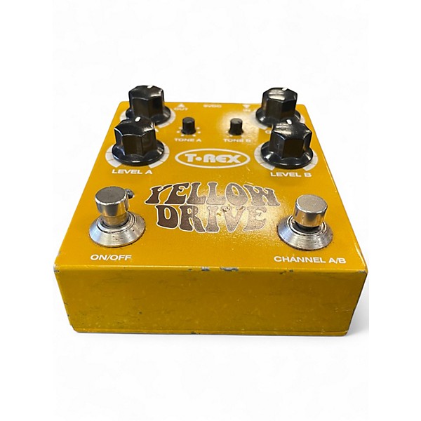 Used T-Rex Engineering Yellow Drive Distortion Effect Pedal