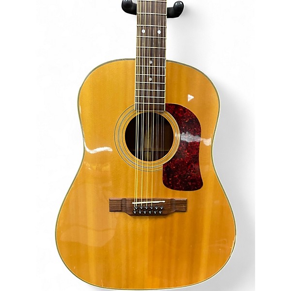 Used Washburn D24S-12 Natural 12 String Acoustic Guitar