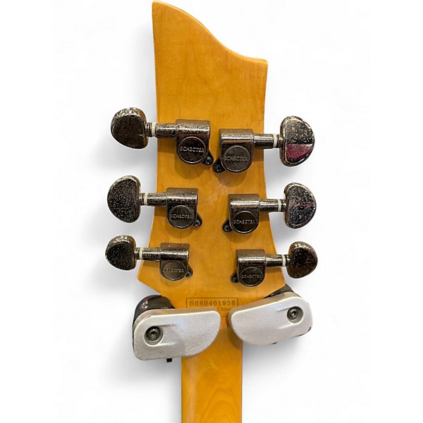 Used 2008 Schecter Guitar Research C1-FR White Solid Body Electric Guitar