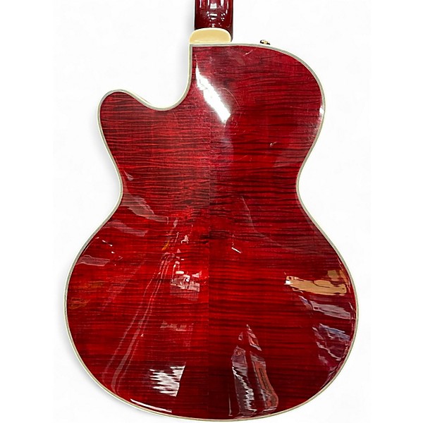 Used Epiphone Emperor II Joe Pass Signature Wine Red Hollow Body Electric Guitar