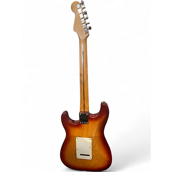Used 2008 Fender Standard Stratocaster Sienna Sunburst Solid Body Electric Guitar