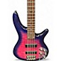 Used Ibanez SR400EQM pink and purple Electric Bass Guitar thumbnail