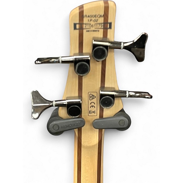 Used Ibanez SR400EQM pink and purple Electric Bass Guitar