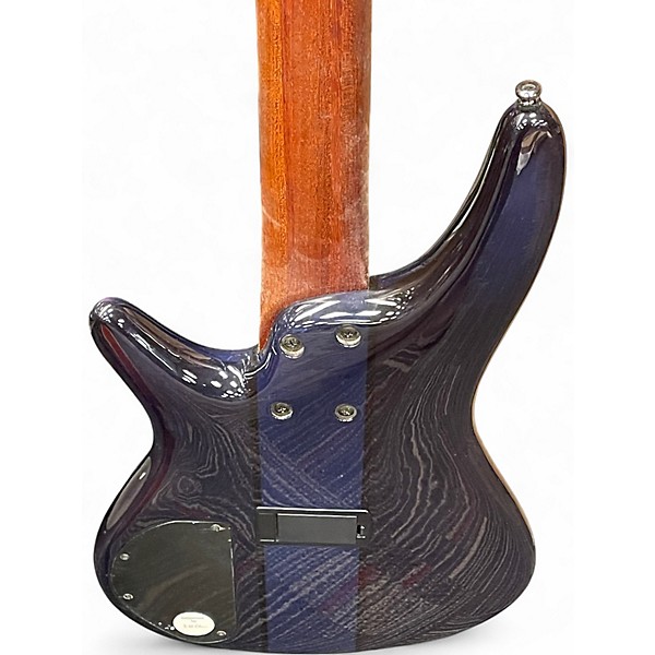 Used Ibanez SR705 5 String blue Electric Bass Guitar