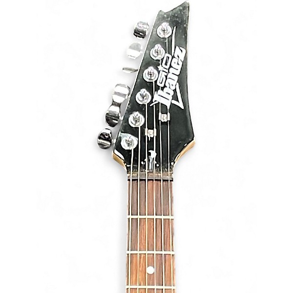 Used Ibanez GRX70QA Trans Charcoal Solid Body Electric Guitar