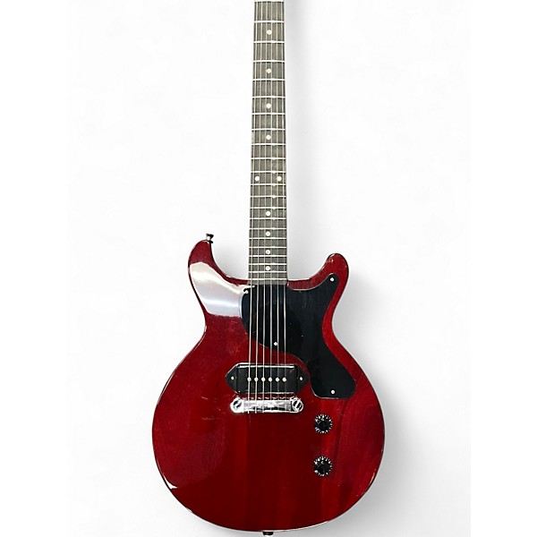 Used 2012 Gibson LES PAUL DOUBLE CUTAWAY JR Cherry Solid Body Electric Guitar