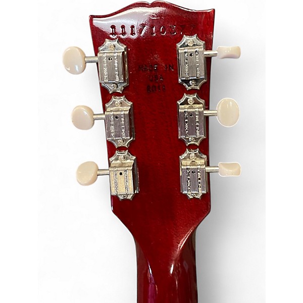 Used 2012 Gibson LES PAUL DOUBLE CUTAWAY JR Cherry Solid Body Electric Guitar