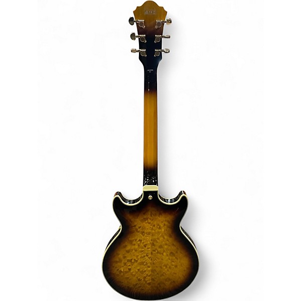 Used Ibanez AM93 Artcore ANTIQUE YELLOW SUNBURST Hollow Body Electric Guitar