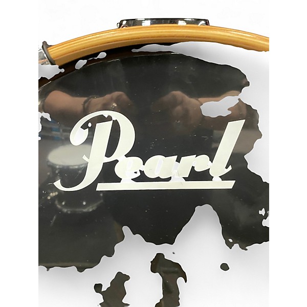 Used Pearl 4 Piece Vision Orange Drum Kit