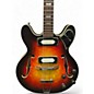 Used Univox Custom  2 Tone Sunburst Hollow Body Electric Guitar