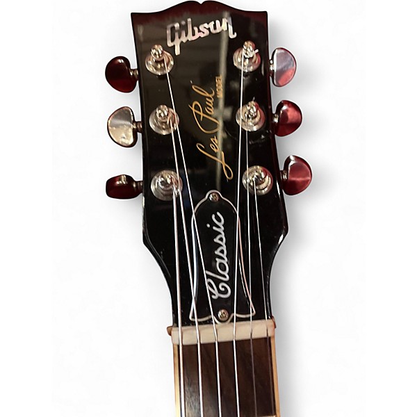 Used Gibson Les Paul Classic Lite Black Solid Body Electric Guitar