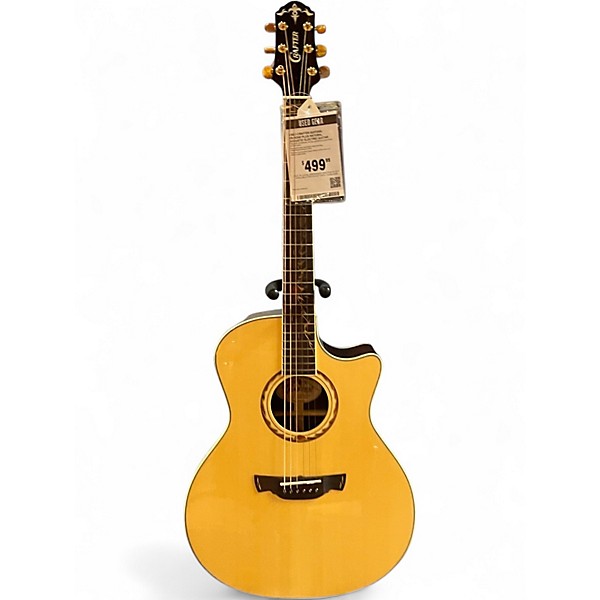 Used Crafter Guitars SR-ROSE PLUS Natural Acoustic Electric Guitar