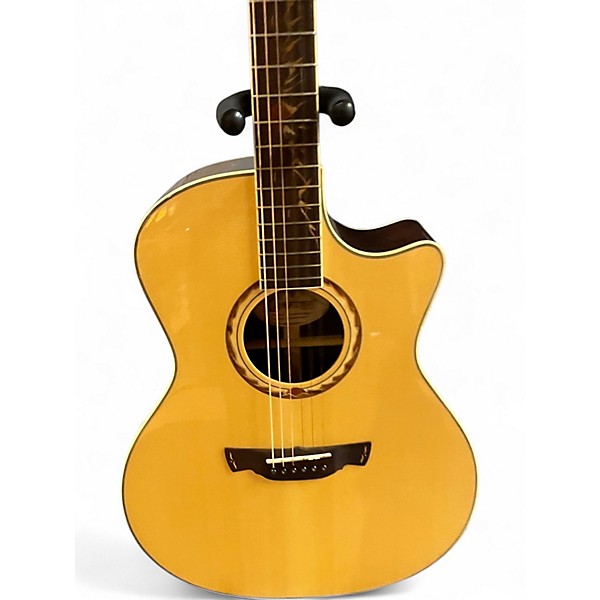 Used Crafter Guitars SR-ROSE PLUS Natural Acoustic Electric Guitar