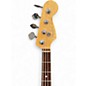 Used 2008 Fender American Standard Jazz Bass Olympic White Electric Bass Guitar