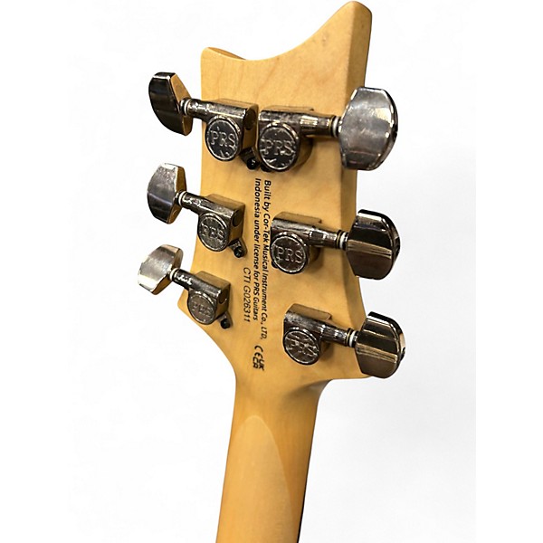 Used PRS SE Swamp Ash CE 24 Sandblasted Red Solid Body Electric Guitar